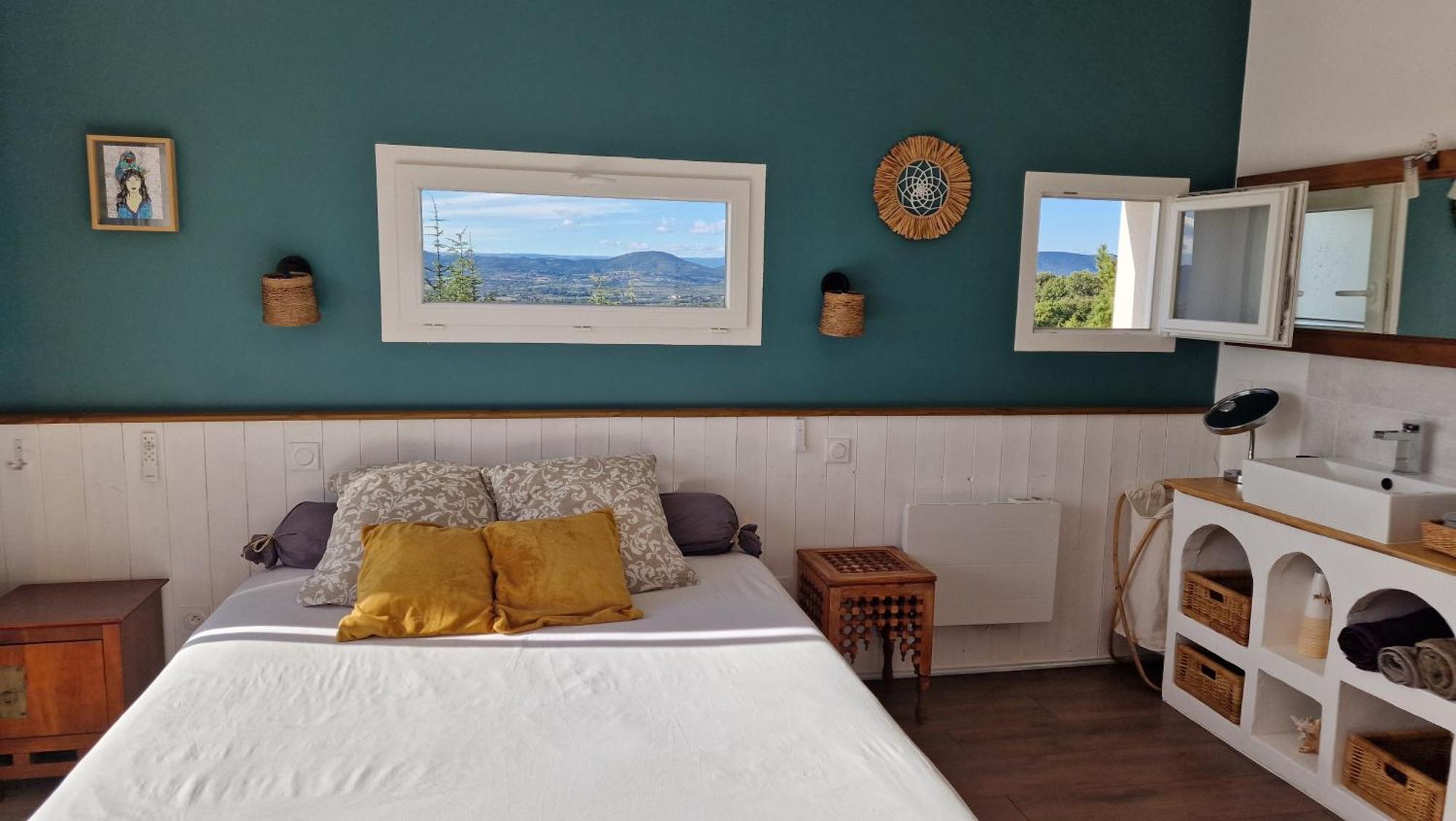 Reve D'Escapade Chambre Avec Vue Sublime Sur Les Cevennes Ardechoises Баряк Екстериор снимка