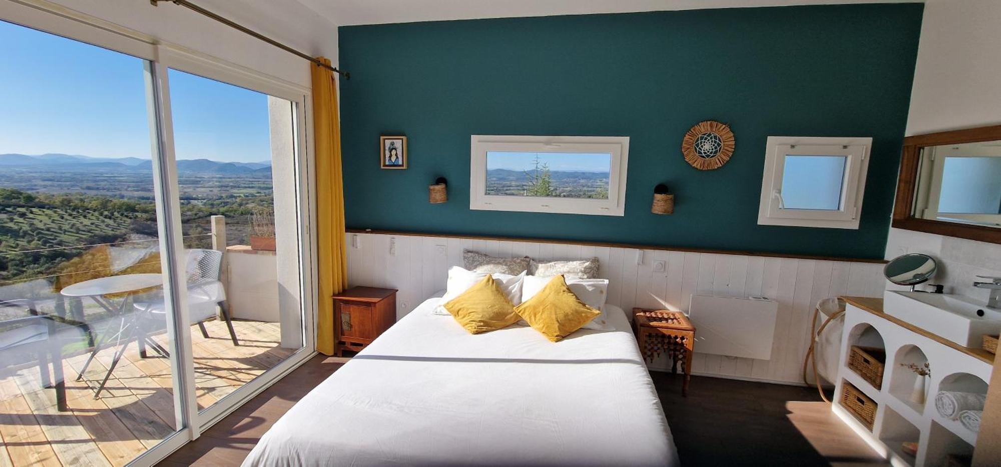 Reve D'Escapade Chambre Avec Vue Sublime Sur Les Cevennes Ardechoises Баряк Екстериор снимка